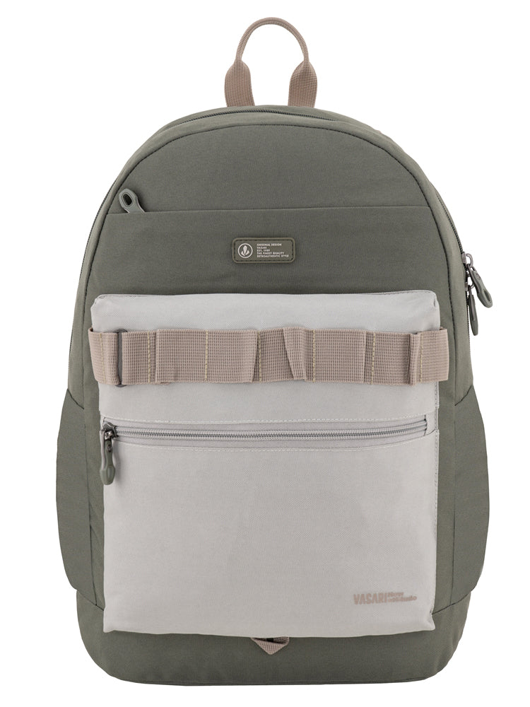 Mochila Verde y Beige