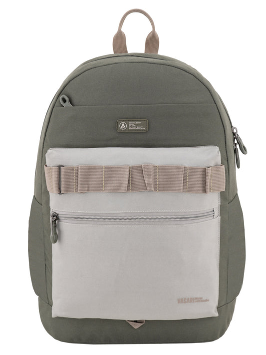 Mochila Verde y Beige