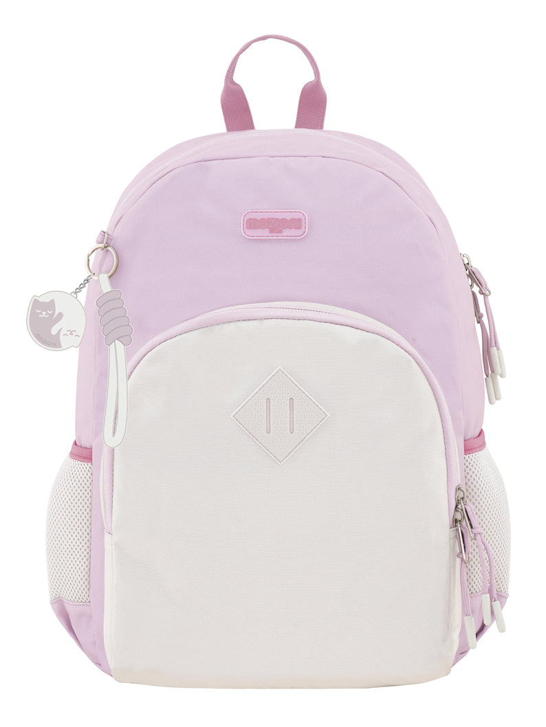 Mochila Rosa Beige Cuerda