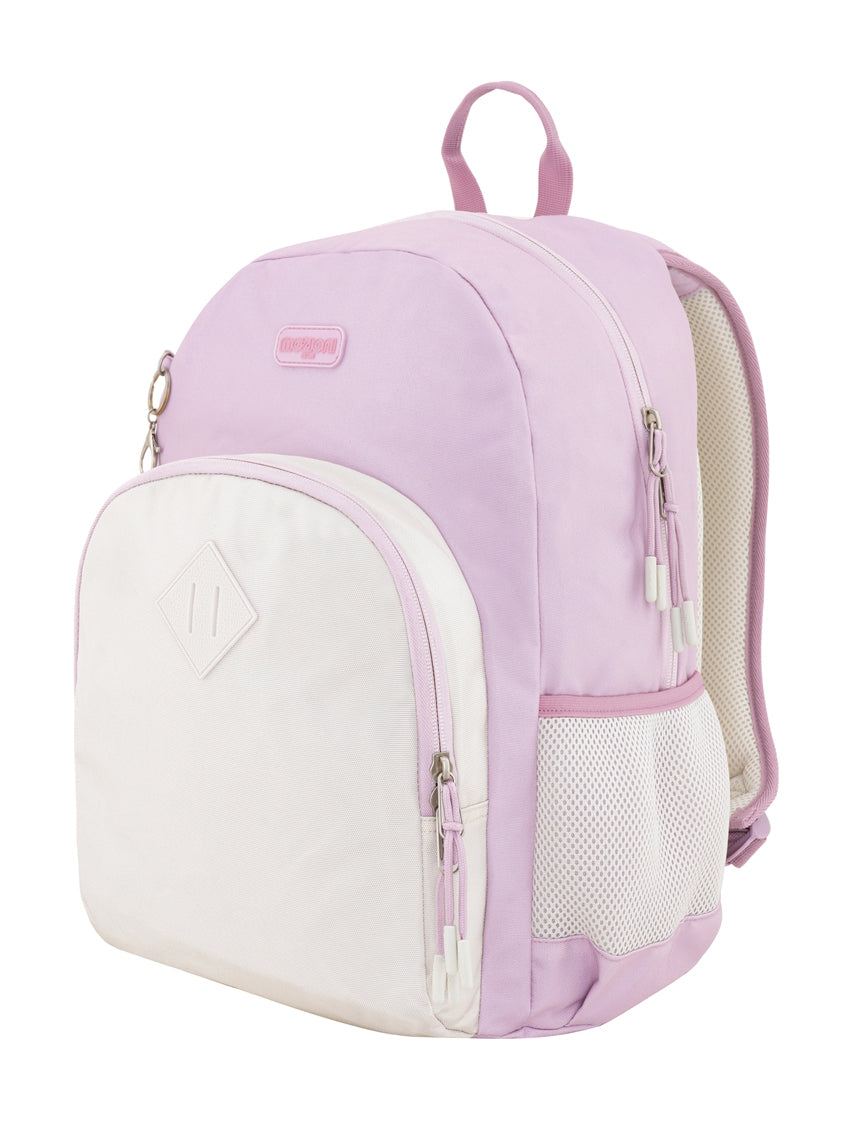 Mochila Rosa Beige Cuerda