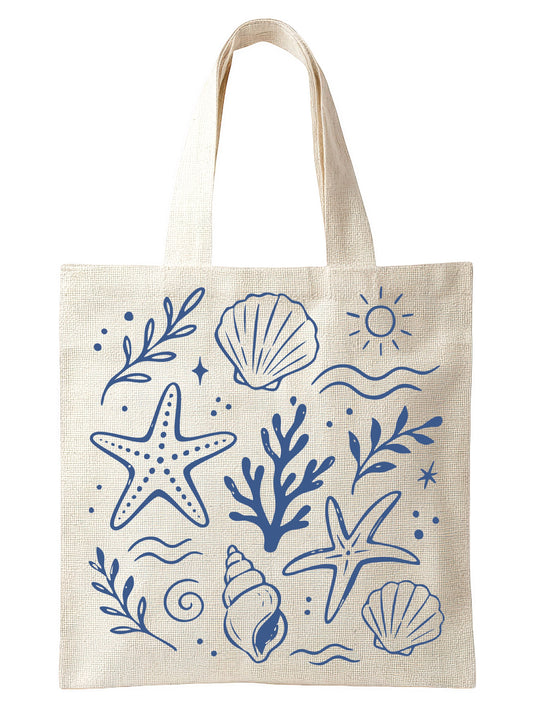 Tote Bag Ocean Figures