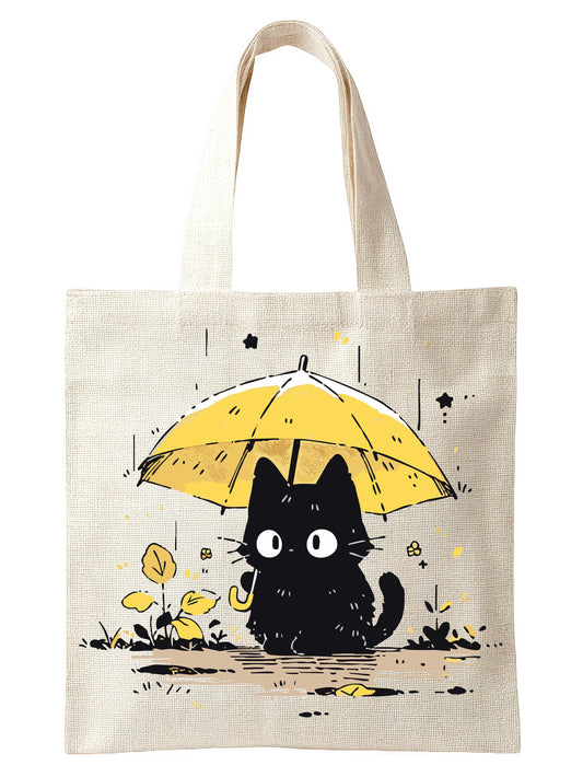 Tote Bag Gato Lluvia
