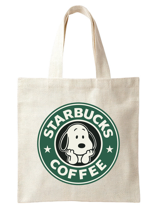 Tote Bag Snoopy Coffee