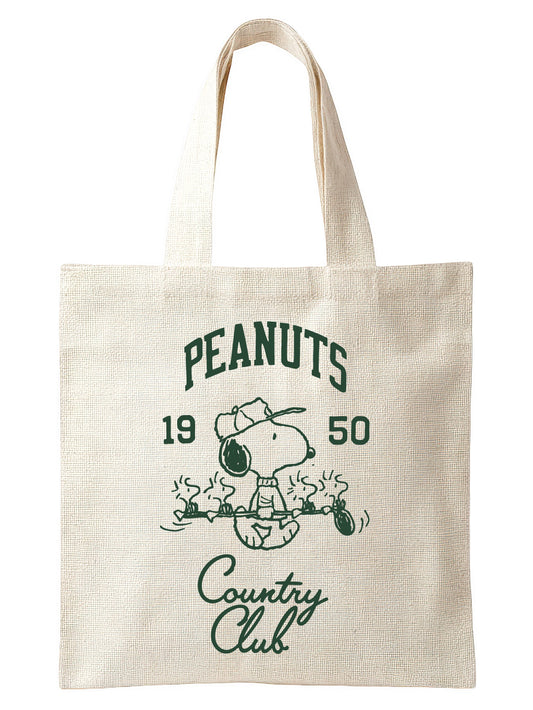 Tote Bag Snoopy Country Club