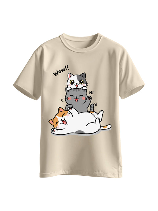 Camiseta Diseño Gatos