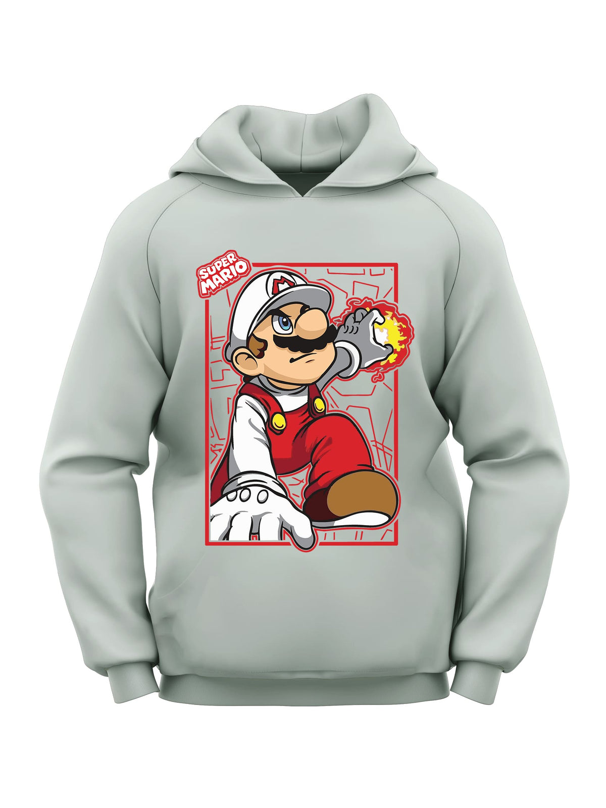 Hoodie Diseño Mario Fuego