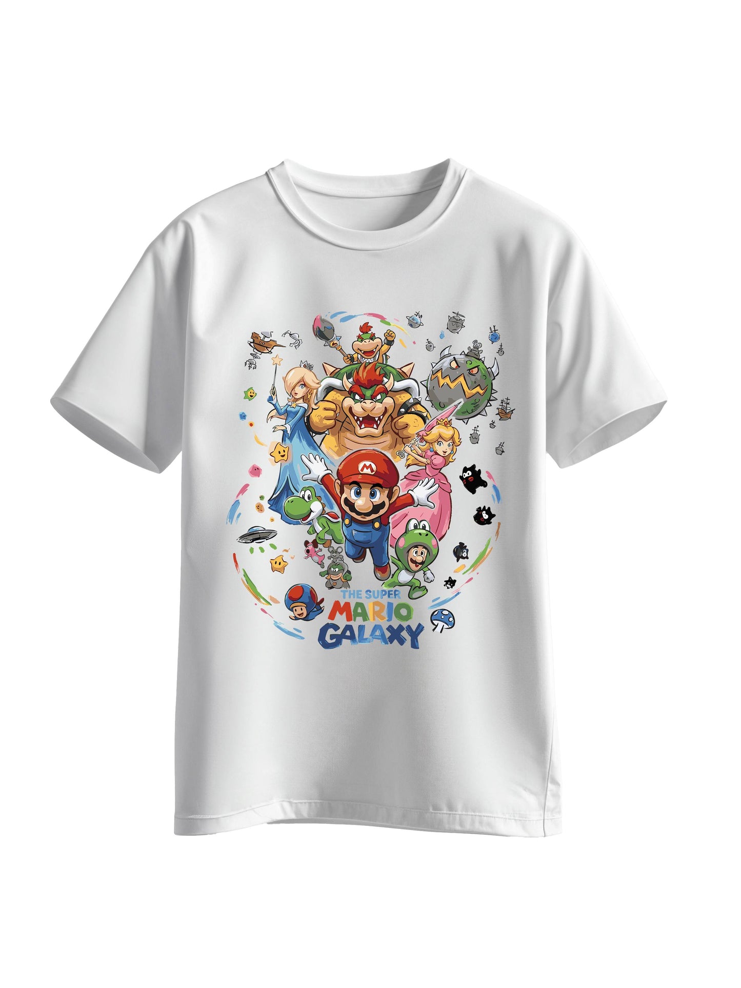Camiseta Diseño Mario Galaxy