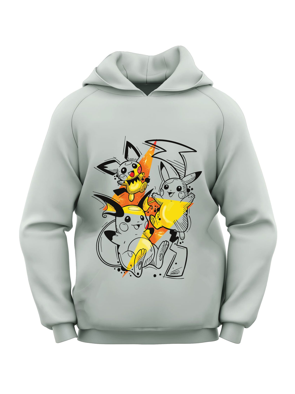 Hoodie Diseño Pokemon Pikachu