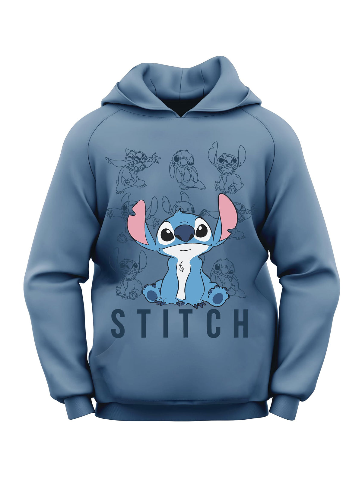 Hoodie Diseño Stitch Figuras