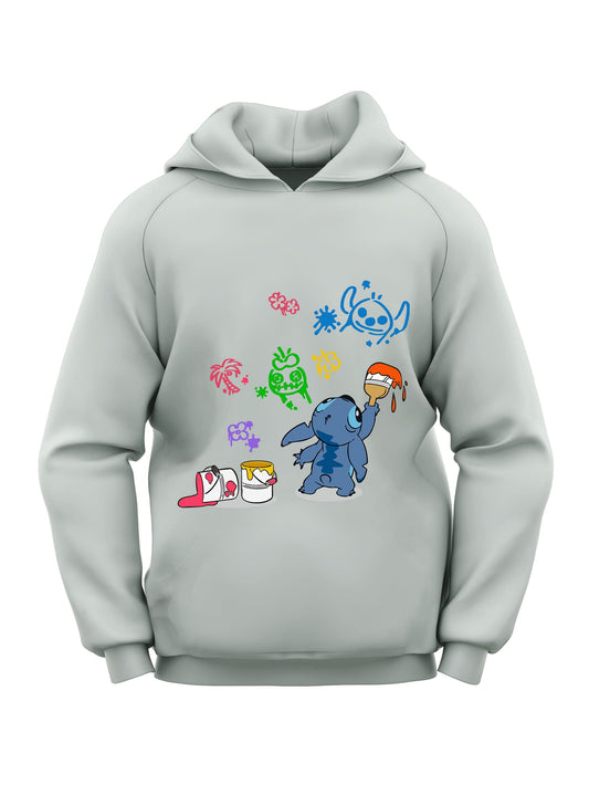 Hoodie Diseño Stitch Pintura